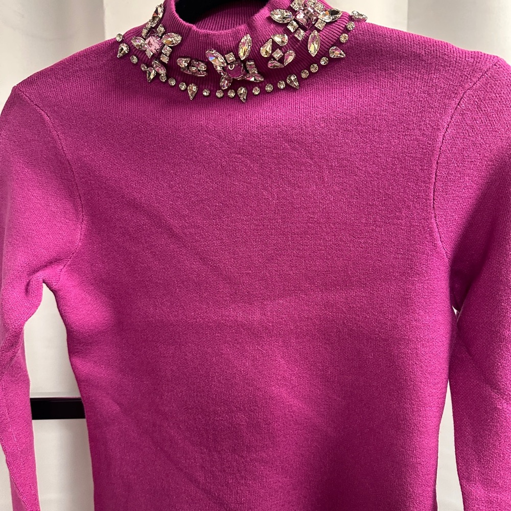 Brand New Purple Sweater With Bling